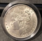 1889 MORGAN 90% SILVER DOLLAR "AU"