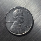 BRILLIANT UNCIRCULATED 1943 STEEL CENT WHEAT CENT WORLD WAR II PENNY