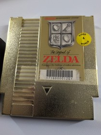 Nintendo The Legend of Zelda NES cartuccia oro con custodia testata/autentica