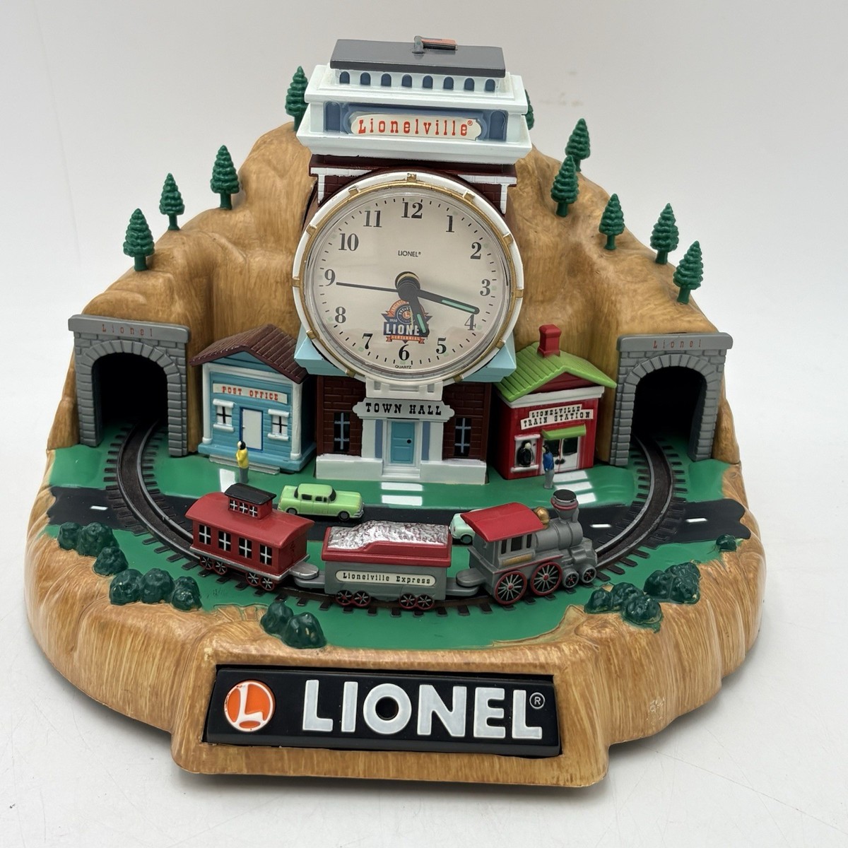 『レア』LIONEL TRAINS 100th ALARM CLOCK Lionel 100th Anniversary Train Alarm Clock 2000 Ltd Ed w/ Box