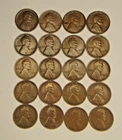 20-1909 VDB Lincoln Wheat Cents Fine or Better Condition