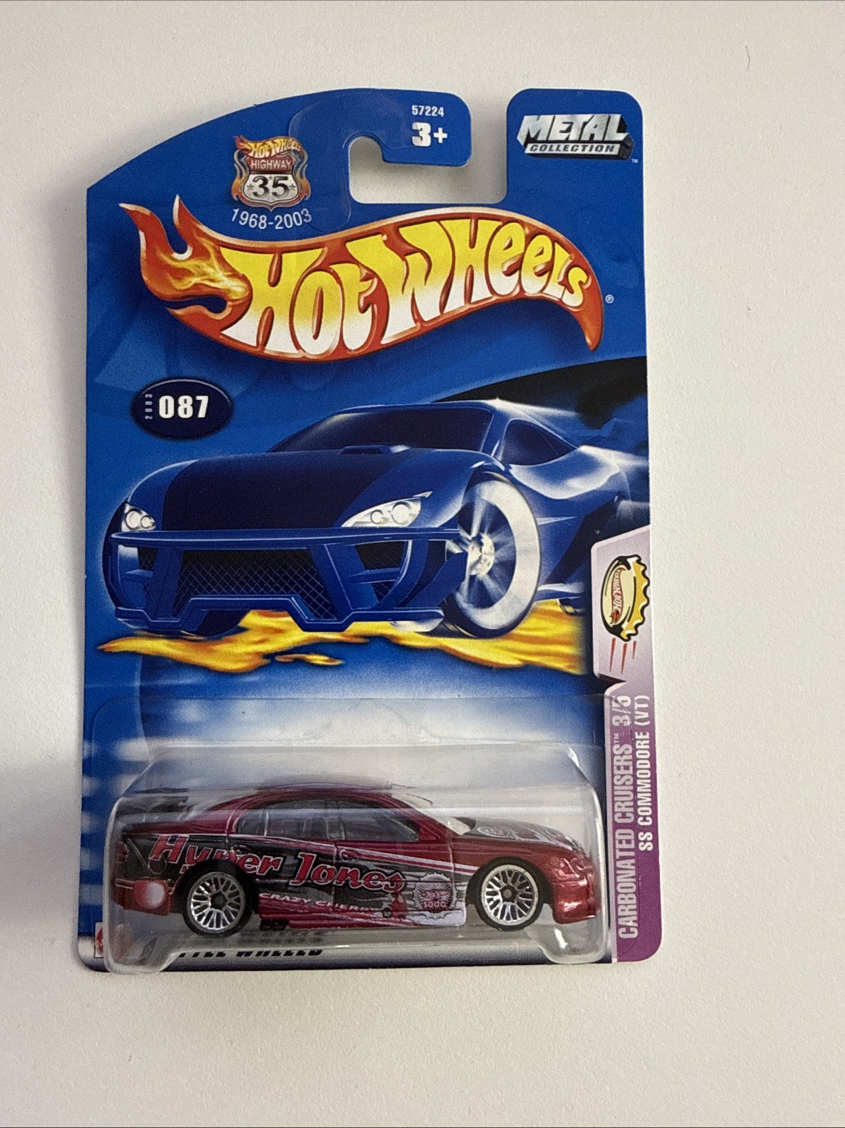 Hot Wheels Carbonated Cruisers SS Commodore VT Car Red Diecast 1/64 Scale #087