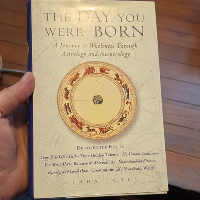 The Day You Were Born Linda Joyce Hardcover Astrology Numerology Dust Jacket