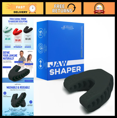 Jawline Sculptor & Double Chin Reducer - Face Slimmer for Men & Women, Mewing Ai