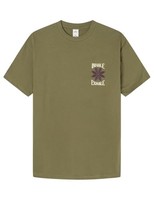 Herren T-Shirt M Khaki Von Springfield, Baumwolle, Kurzarm, Freizeitshirt