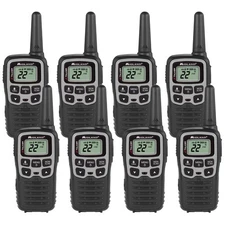 Midland X-TALKER T51BLKVP Two Way Radios 8-Pack
