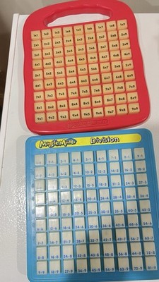 VINTAGE GALOOB Touch 'N Tell Me Addition & Subtraction  Multiplication Division
