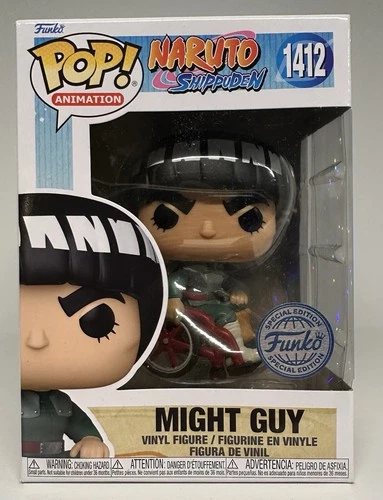 Funko Pop! Naruto Shippuden Might Guy #1412 Special Edition NEW 003-2