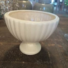 Hagar Vintage Art Pottery White Flower Pot Planter