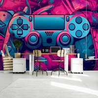 312X219Cm Nicht Gewebt Tapete Wandsticker FüR Kinder Schlafzimmer Gaming Pad