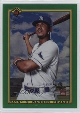 2020 Bowman 1990 Bowman Green Refractor 63/99 Wander Franco #90B-WF ms9