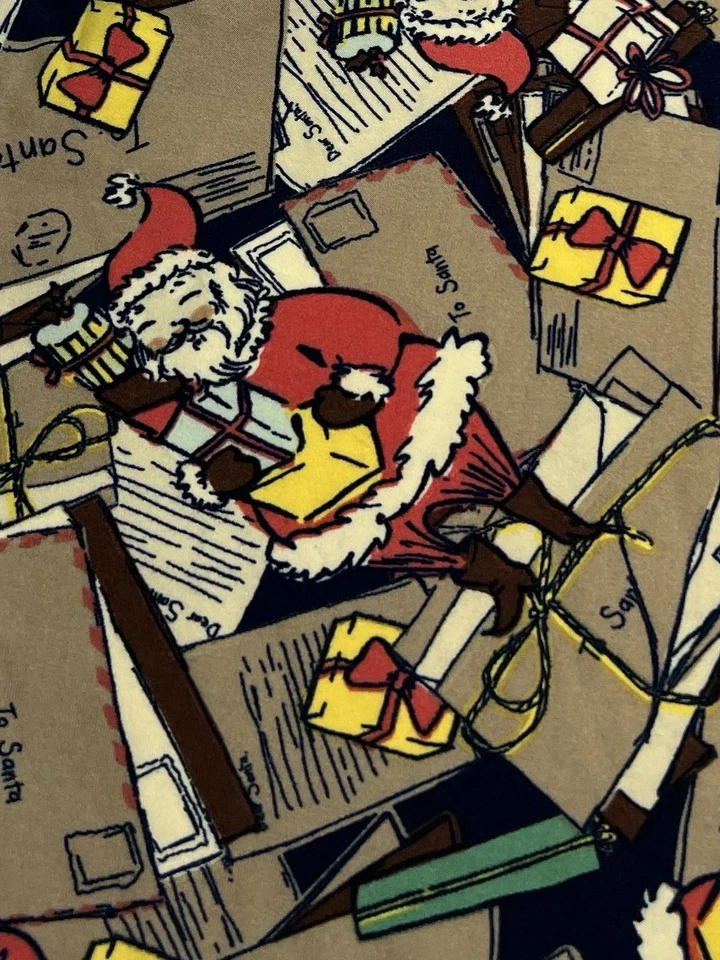 LuLaRoe Leggings TC Alto Curvilíneo Navidad Papá Noel Vacaciones San Nick Presente Correo Diversión Foto 3 de 4