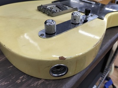 Navigator] Telespo White Made in Japan TL Type Solid Body Electric