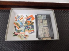 CHINA STAMPS COLLECTION ON STOCKCARDS + LOOSE IN BOX JUNKS, PRC