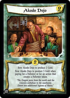 Akodo Dojo - The Hidden City - Legend of the Five Rings CCG