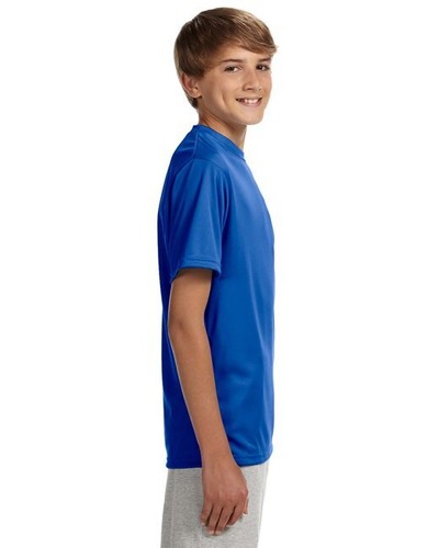 A4 NB3142 Youth Polyester Dri-Fit Crew Neck Cooling Performance Tee T-Shirt - Picture 121 of 128