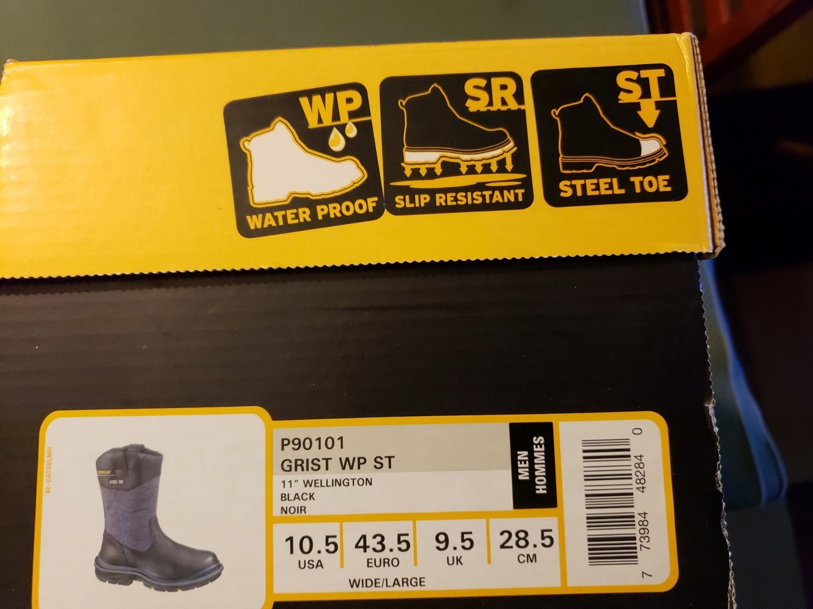 caterpillar grist work boots