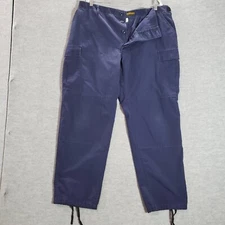 VINTAGE Propper Men Pants XL Blue Cargo Utility Military Button Fly Y2K
