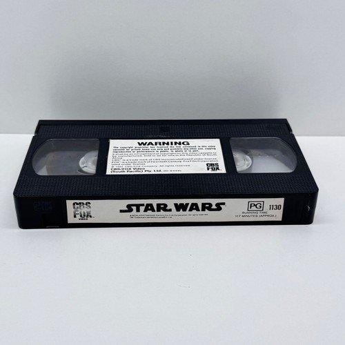 Star Wars VHS CBS Fox Video Australia Original Movie (Episode IV: A New Hope) - Picture 5 of 7