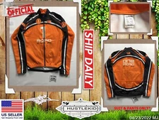 Oxylane XC BTwin 1 Road So Many Ways Orange Cycling Cycle Jacket Women Large 14