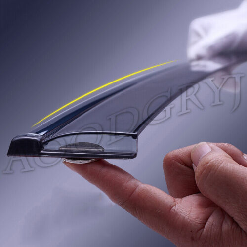 For Lincoln MKZ 2013-2019 car Window Visors Sun Rain Guard Deflectors W/Chrome - Picture 5 of 6