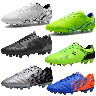 #ad Mens Soccer Shoes Firm Ground Soccer Cleats Football Shoes $24.99