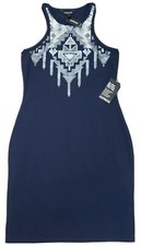 EXPRESS ~Woman Size M~ Navy Blue Sequin Mini Dress Sleeveless NWT $59.90