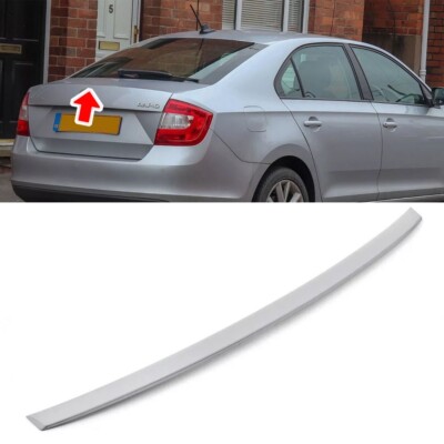 Matte Black Fit For 2012-2018 Skoda Rapid Liftback NH3  OE Rear Trunk  Spoiler