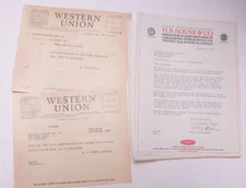 1932 Lamson Goodnow H B Rouse Co Chicago Telegrams Make Up Rules Ephemera P125A