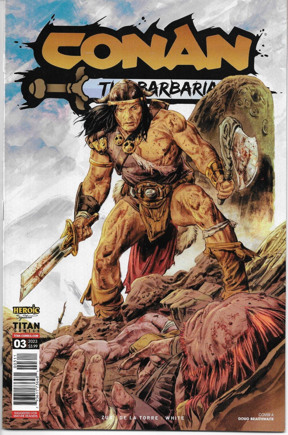 CONAN THE BARBARIAN (2023) #3 - Cover A - Back Issue (S)