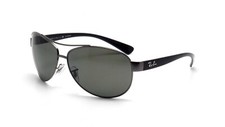Ray-Ban Pilot Gunmetal Polarized Sunglasses   RB3386 004/9A 63/ RB3386004/9A-63