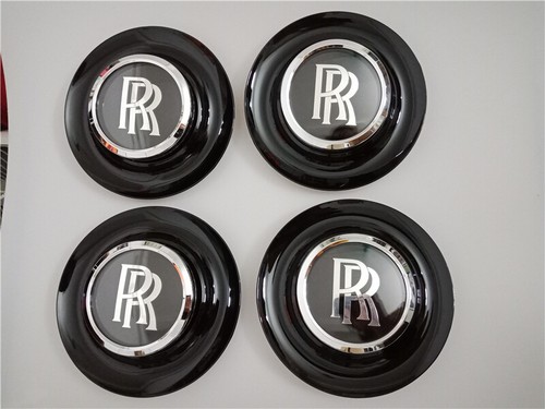 Rolls Royce Center Cap Bezel Black Ghost Dawn Wraith Wheel Modify Kit - Picture 1 of 5