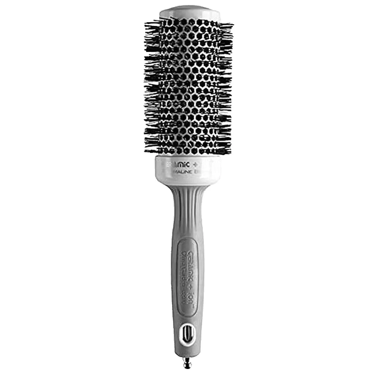 White Ceramic Hair Round Brushes