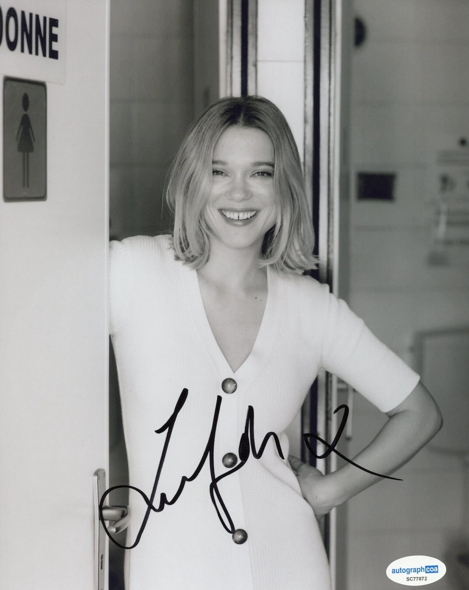 Lea Seydoux Sexy Autographed Signed 8x10 Photo ACOA | eBay
