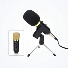 Blackmore BMP21 Podcast Condenser Microphone Kit +Stand +XLR to USB/3.5mm