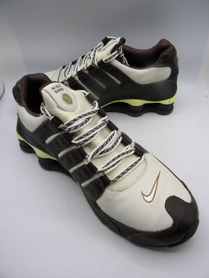 NIKE Shox NZ PREMIUM 2004 309433 211 Baroque Brown Men's Sz 13 w