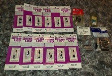 RANDOM NEW ELECTRONICS: TOGGLE, MALE/FEMALE CRIMP SHELLS, LINROSE LEDS , MORE