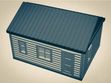 "The Outdoor Series" - Cabin #7 - Camping  Modeled in Color Z Scale 1:220 USA 3D