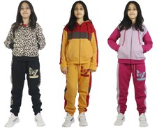 1 & 3er-Pack Kinder Trainingsanzug Set oben u...