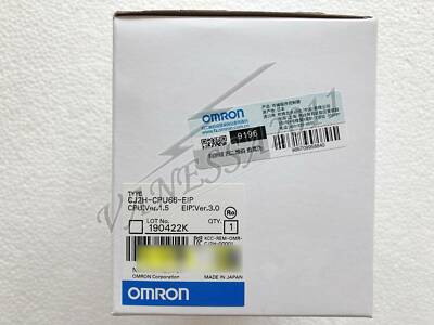 1PC NEU OMRON CPU UNIT CJ2H-CPU66-EIP CPU:1.5 EIP :3 .0 CJ2HCPU66EIP