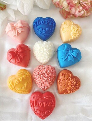 Heart Soap Favors, Soap Favors for Wedding, Bridal Shower and Baby Shower Favors