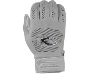 Lizard Skins Pro Knit V3 Adult Batting Gloves PROK33SM Titanium Gray Small ~ NEW
