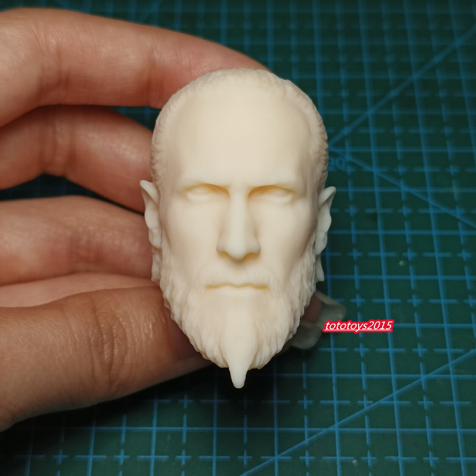 1:6 Ben Kingsley Old Man Head Sculpt Model For 12'' Male Action Figure Body Toy