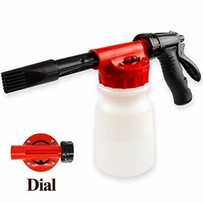 #ad Foam Cannon Garden Hose Adjustment Ratio Dial Car Wash Soap Spray Foamer Green $33.17