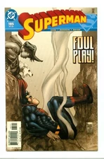 SUPERMAN Vol2 #185(10/02)AMANDA WALLER(GEOFF JOHNS/BRENT ANDERSON)CGC IT(9.8)RAW