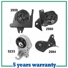M833 Engine Motor & Trans Mount Set 4PCS For 96-00 Dodge Caravan 3.0L 3.3L 3.8L