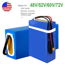72V 20Ah Electric Bike Battery Li-ion for 50W-3000W E-Scooter E-bike 48V 52V 60V