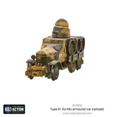 Bolt Action - Type 91 So-Mo Panzerwagen (Eisenbahn) - Warlord Games