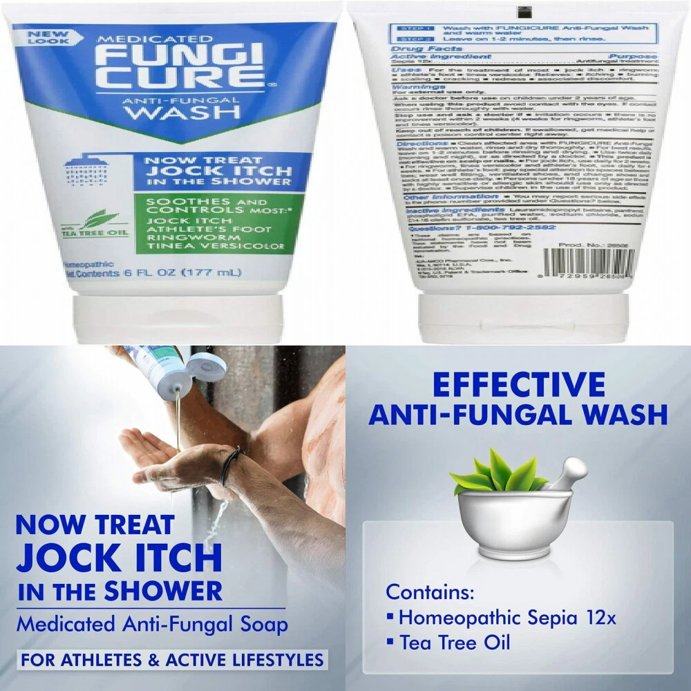 FUNGICURE AntiFungal Medicated Wash, Treats Most Jock Itch, 51 OFF