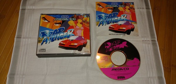 ROAD AVENGER for mega cd Complete like new! - PAL-GAME,JEU,SPiel